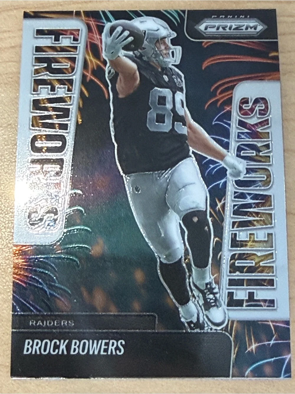 2025 Panini Prizm - Fireworks Brock Bowers #11